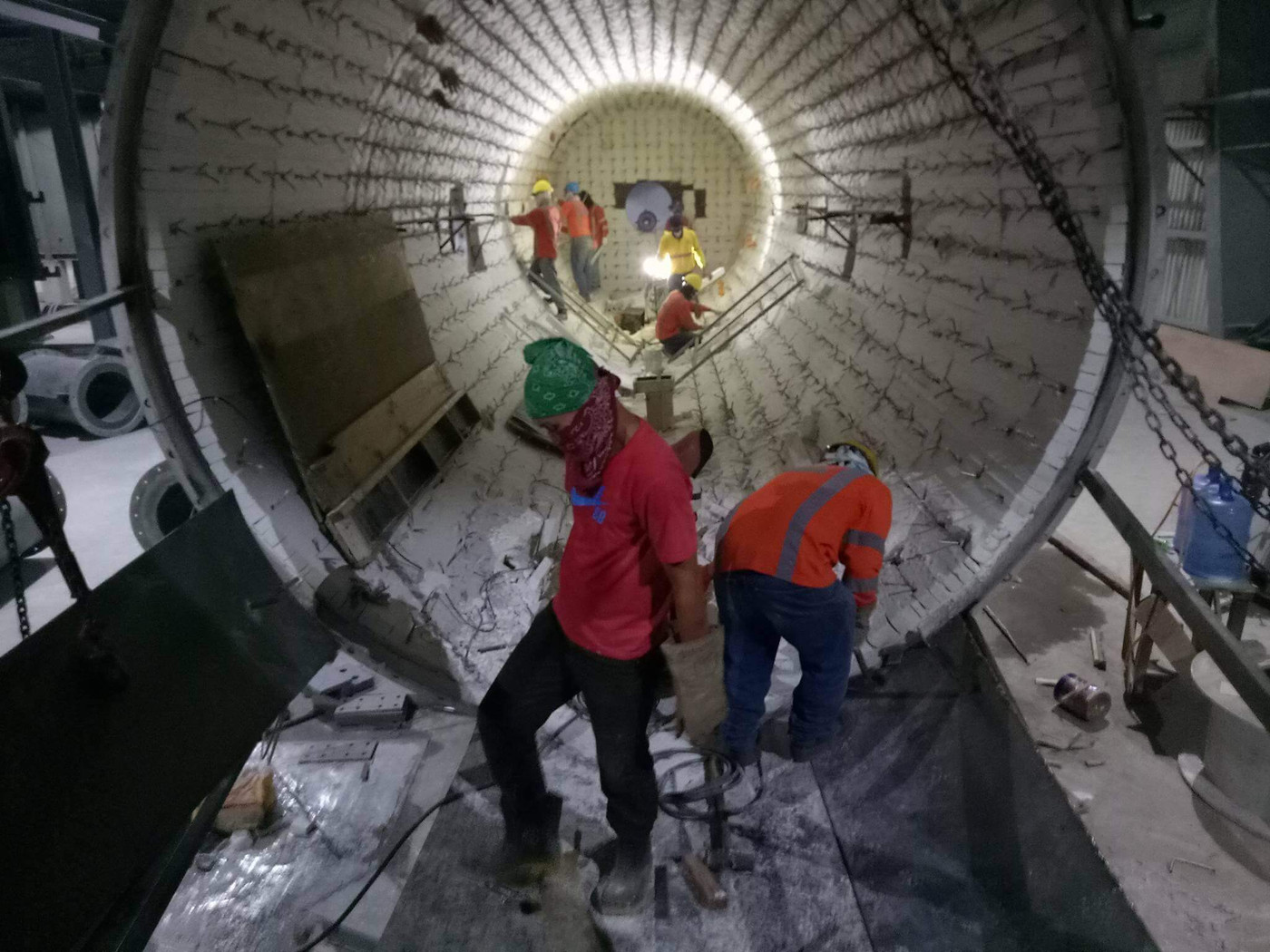 Refrachem installation team