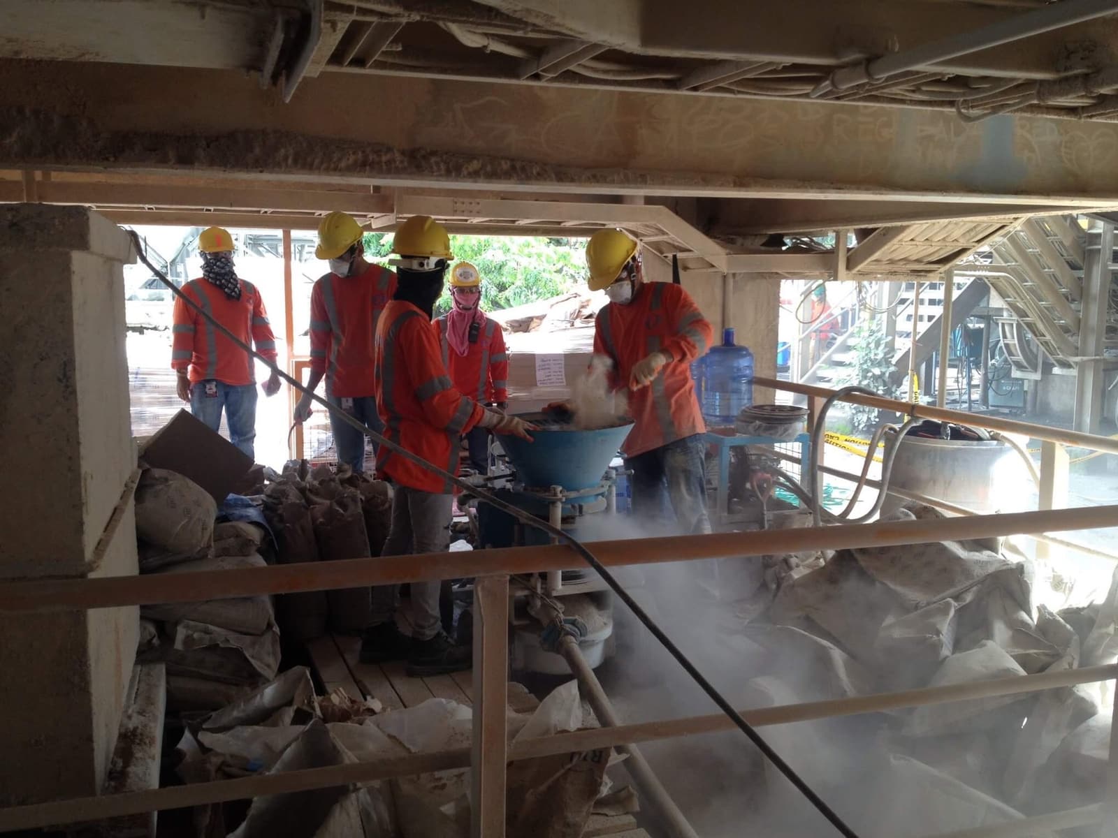 Refrachem refractory installation project photo 3