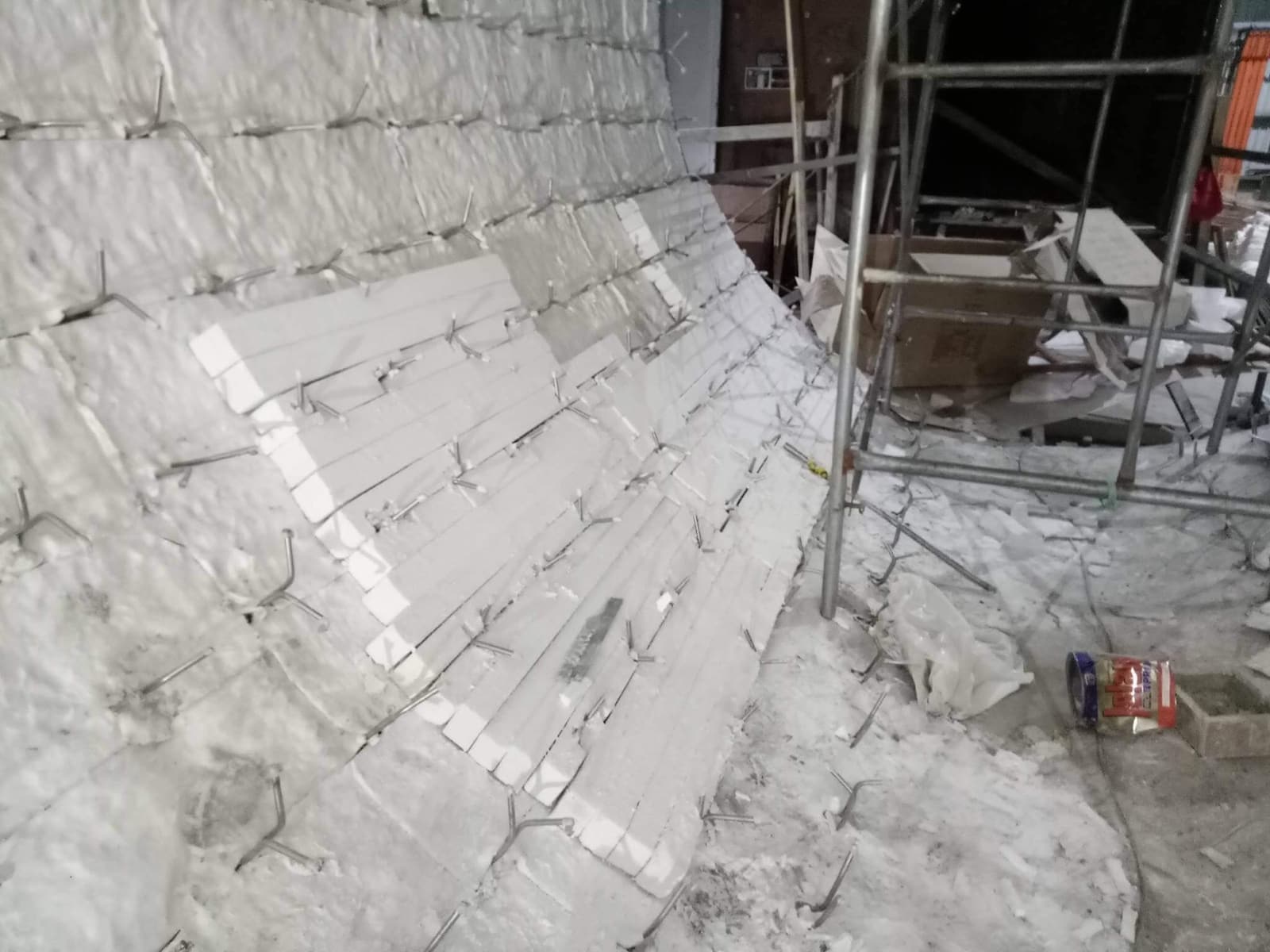 Refrachem refractory installation project photo 14