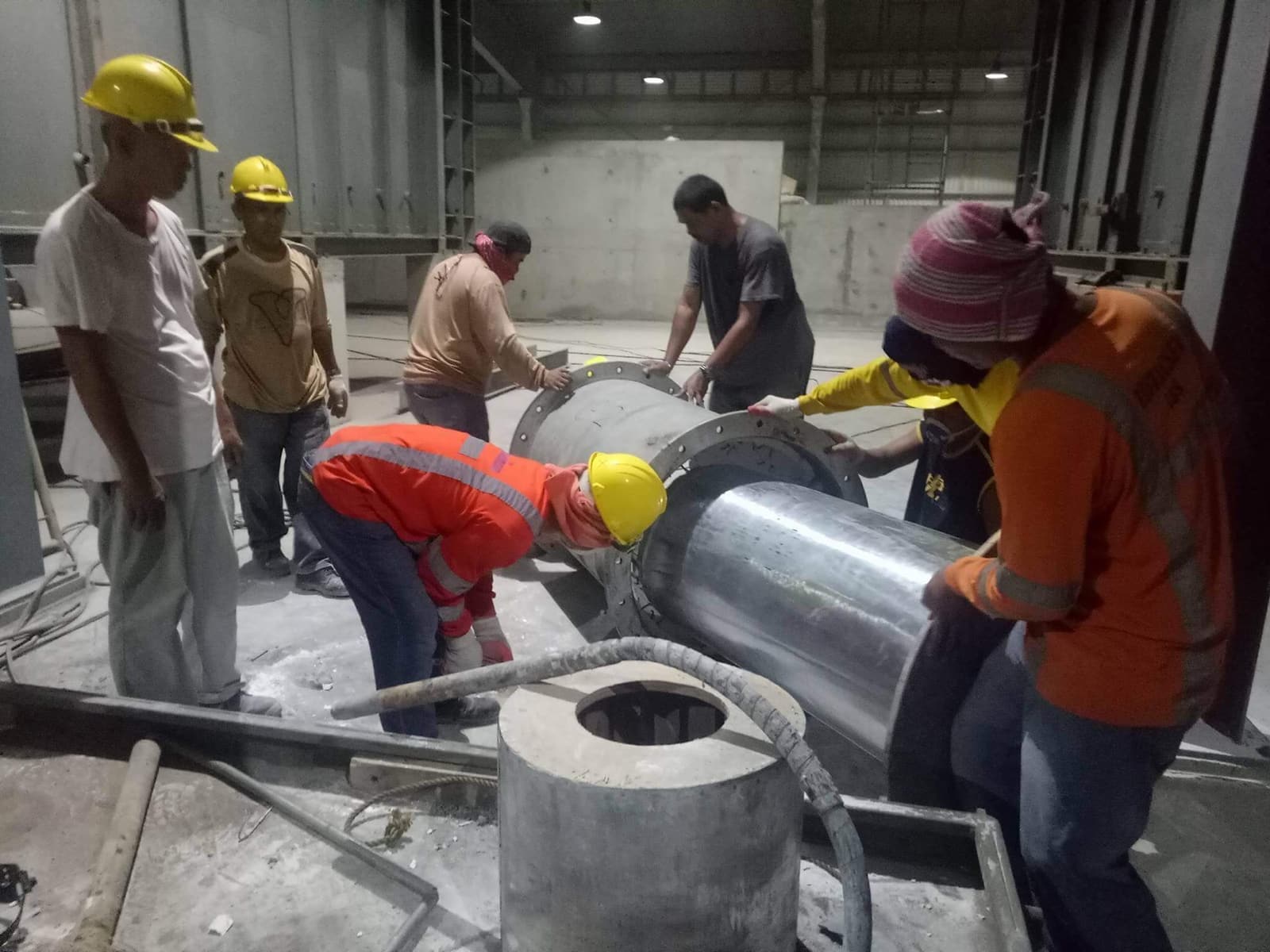 Refrachem refractory installation project photo 17