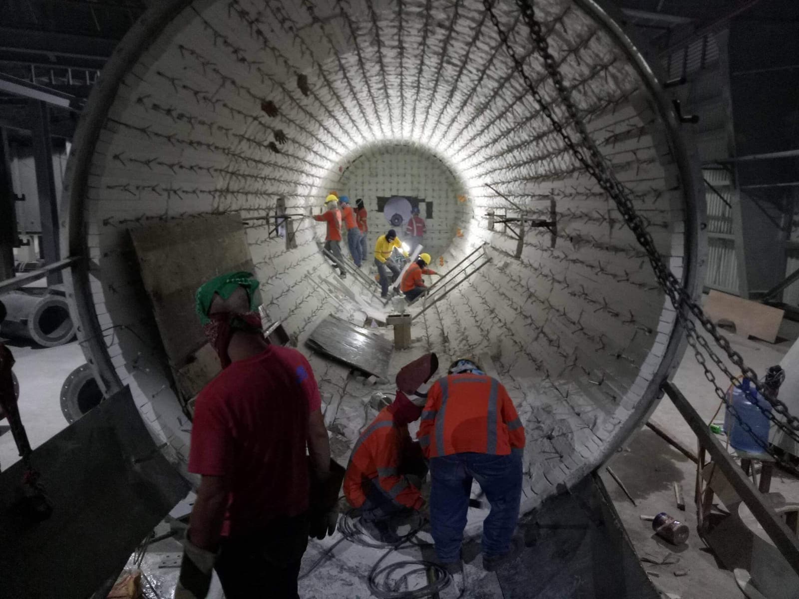 Refrachem refractory installation project photo 5