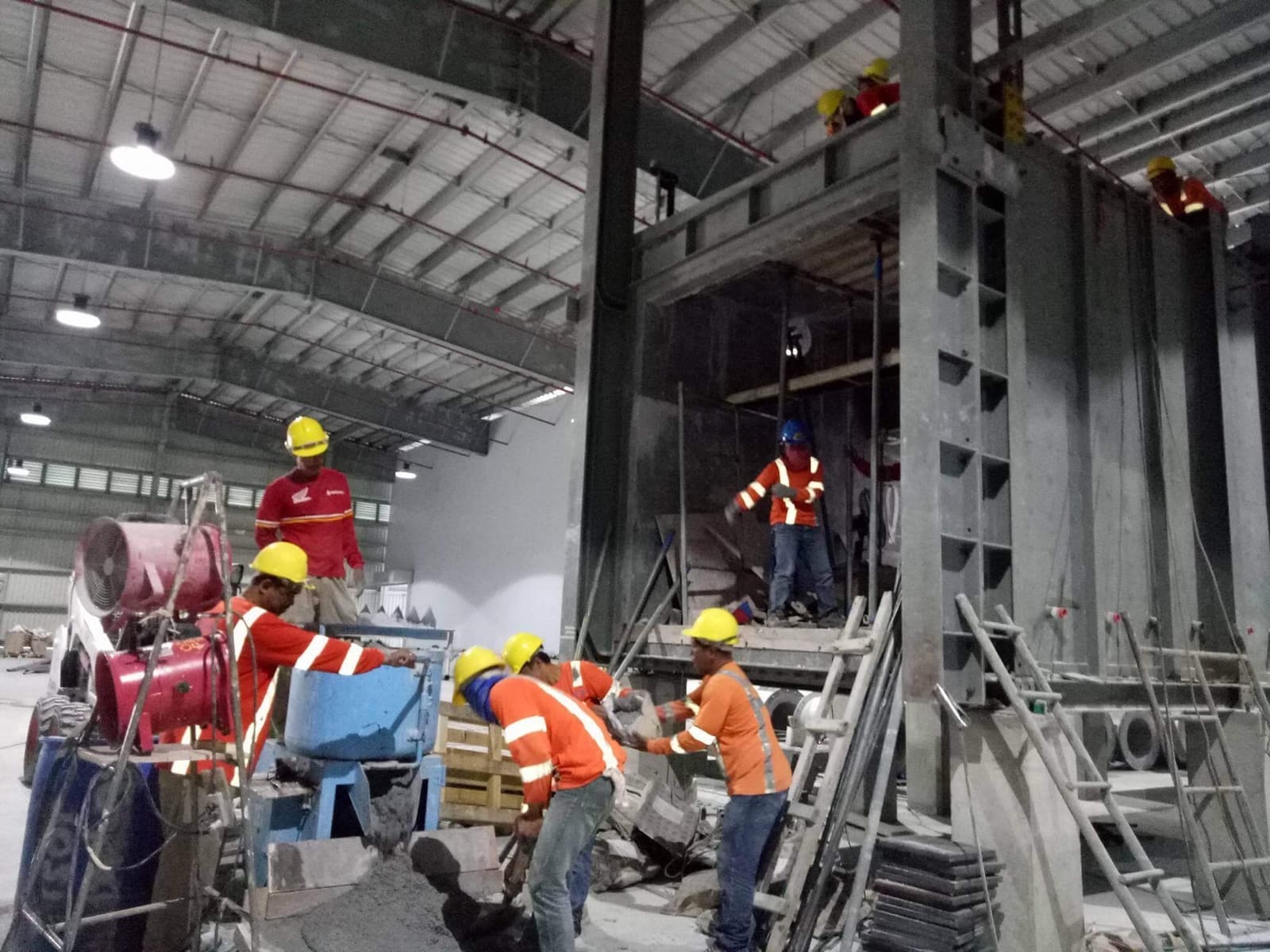 Refrachem refractory installation project photo 18