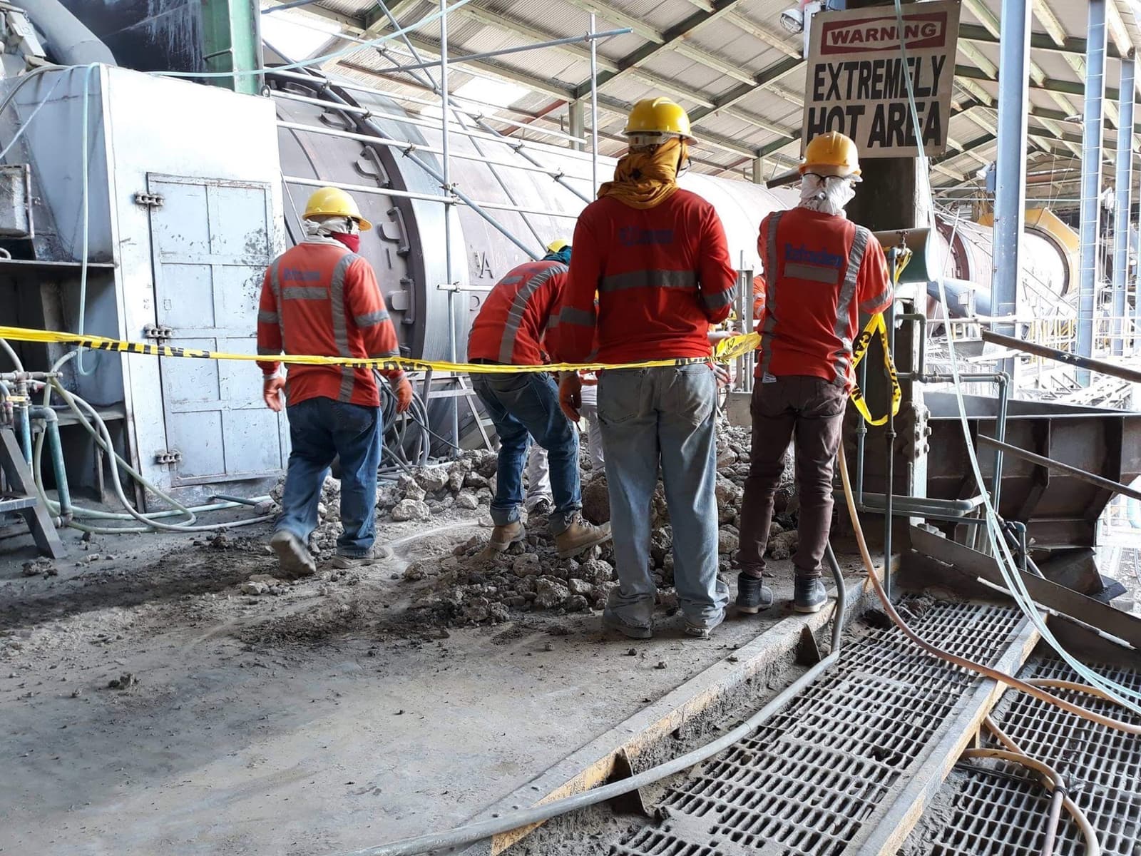 Refrachem refractory installation project photo 12