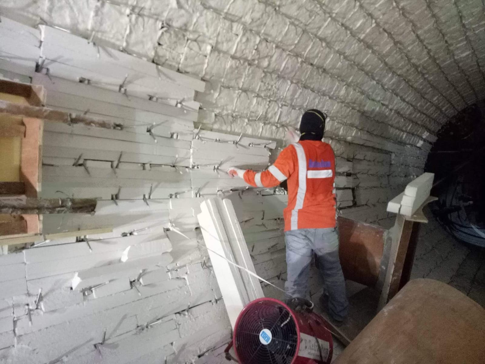 Refrachem refractory installation project photo 21
