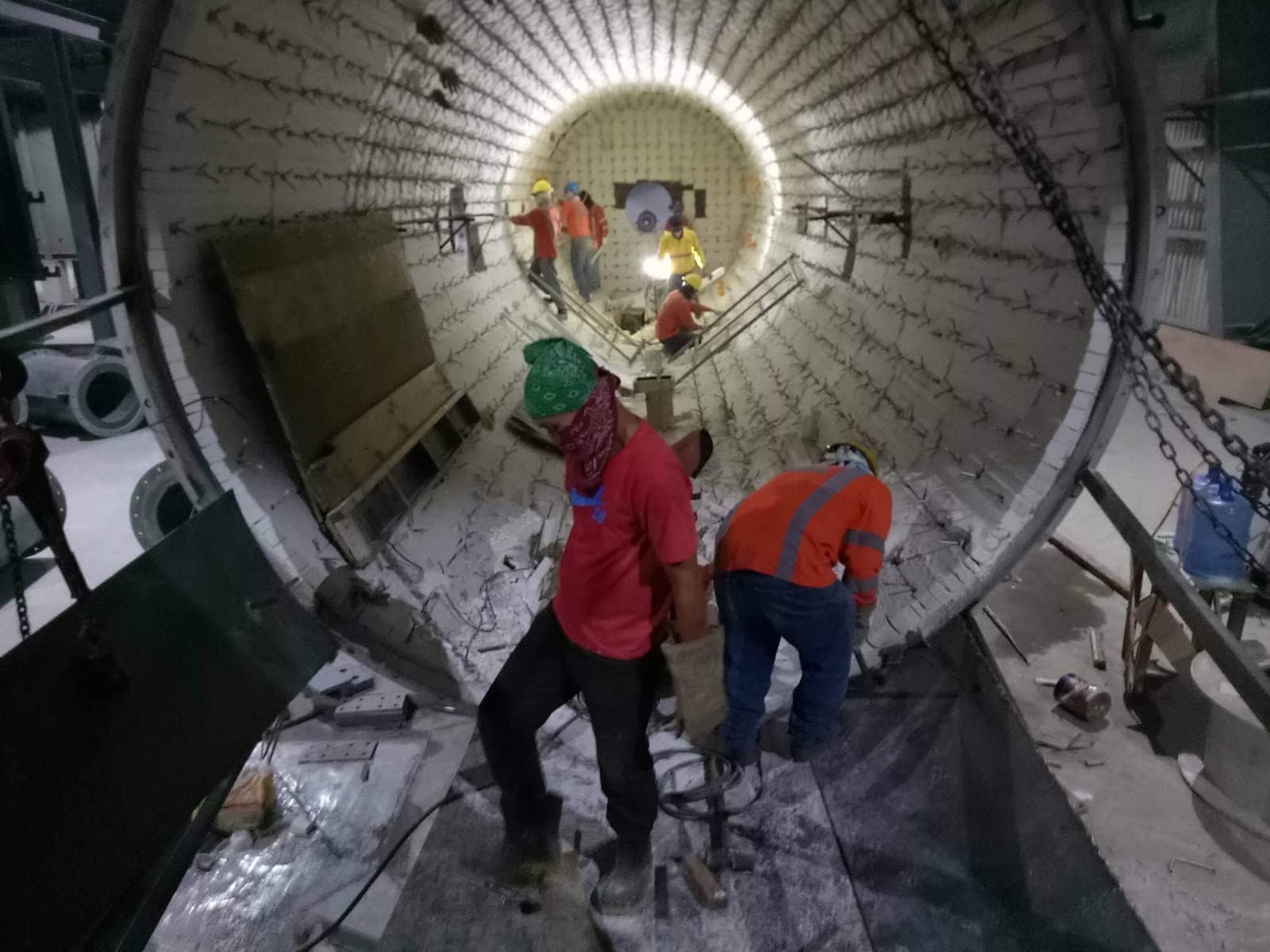 Refrachem refractory installation project photo 33